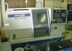 The newest CNC lathe, the SL200